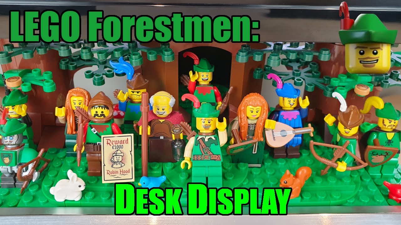 LEGO Forestmen - Desk Display - Sherwood Forest  🌳👨‍👩‍👧‍👦🌲🏹
