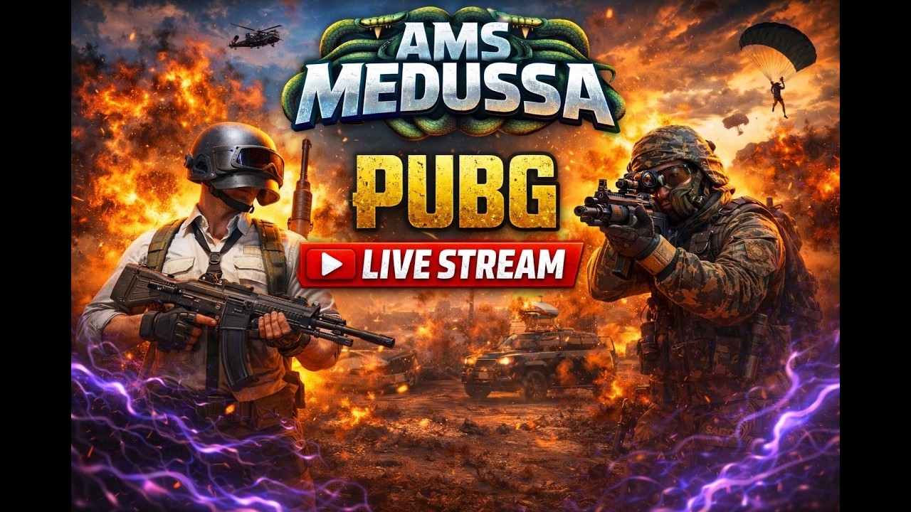 🔴 PUBG LIVE | Clutch Matches & Intense Fights with AMS MEDUSSA 🔥