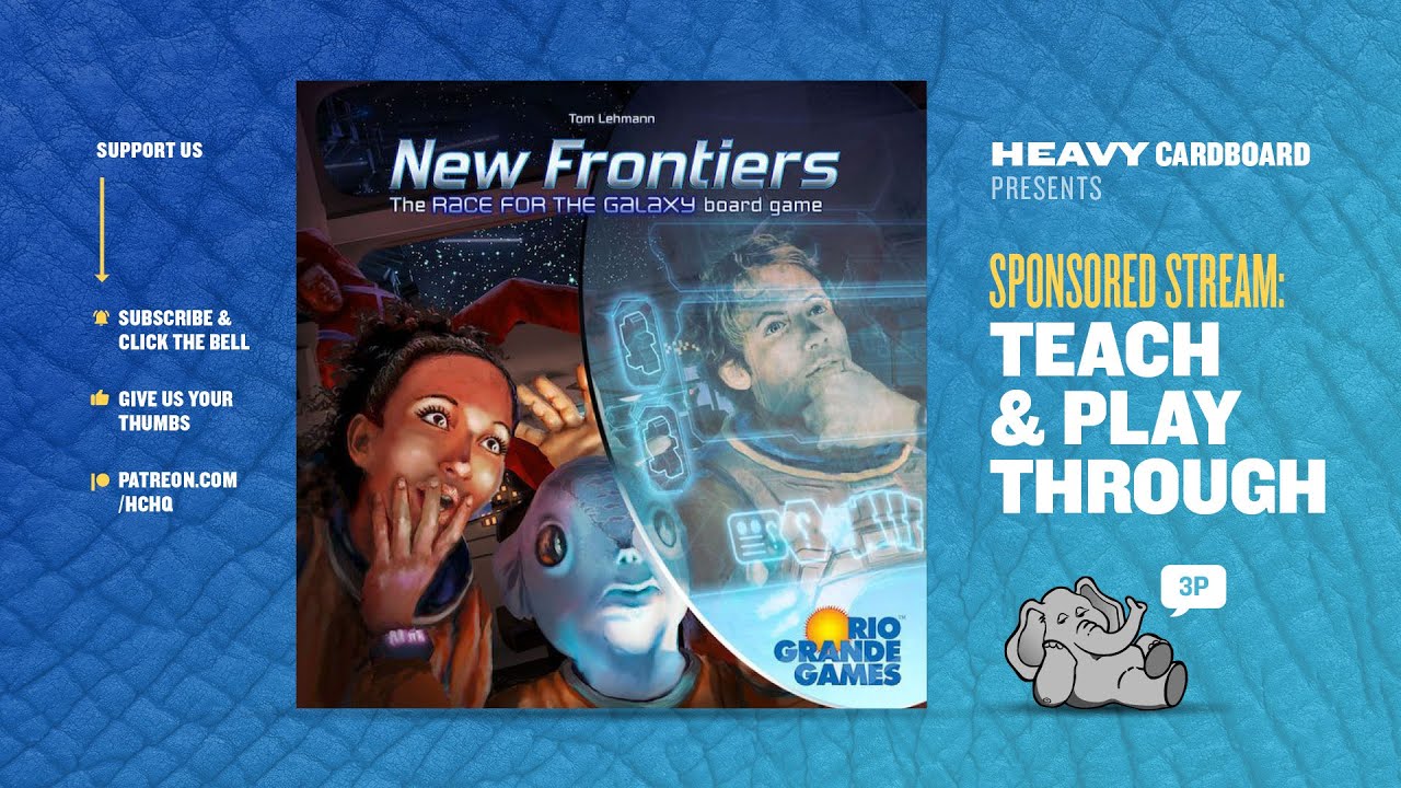 New Frontiers - 3p Teaching & Play-through by Heavy Cardboard
