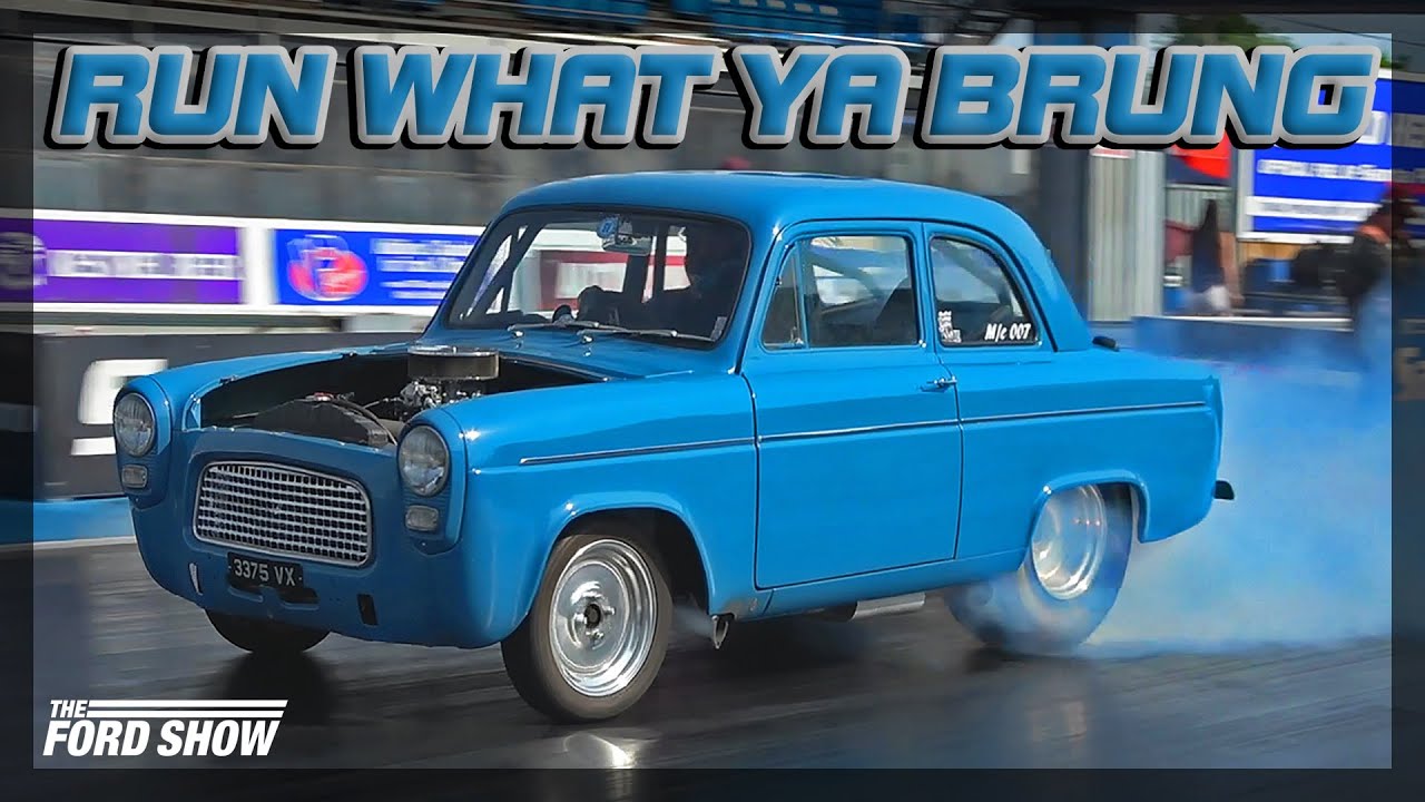 DRAG RACING AT THE FORD SHOW 2022 - SANTA POD RACEWAY