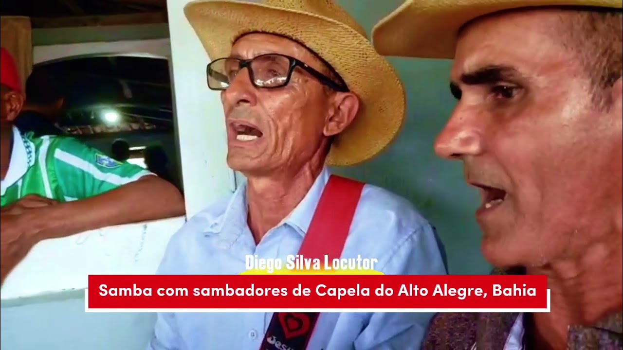 Samba com sambadores de Capela do Alto Alegre, Bahia