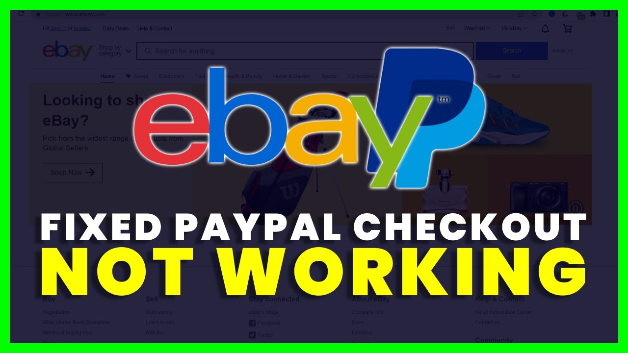 How to Fix Paypal Checkout Not Working On Ebay (FIXED)