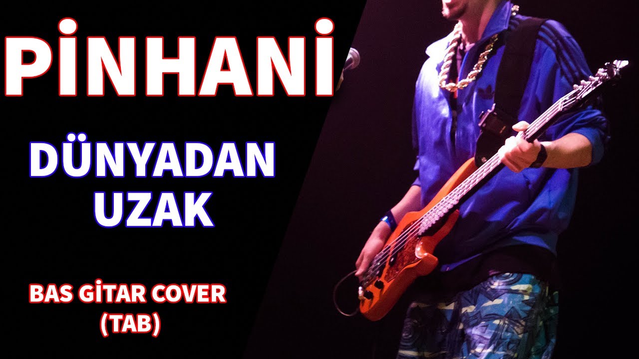 Pinhani - Dünyadan Uzak 🎸 (Bass Cover + Tab) #dünyadanuzak #pinhani