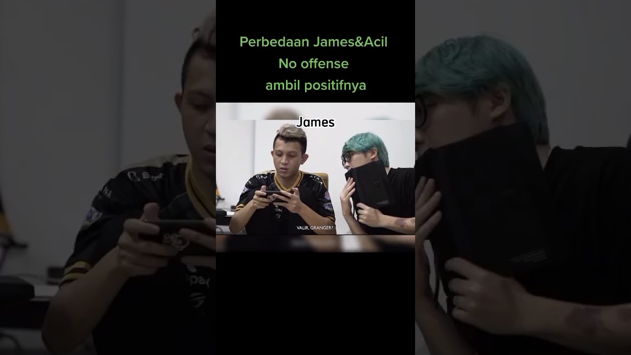 PERBEDAAN ACIL & JAMES SAAT DIKASIH SARAN SAMA LEMON 🗿 #shorts #rrqhoshi #rrqlemon