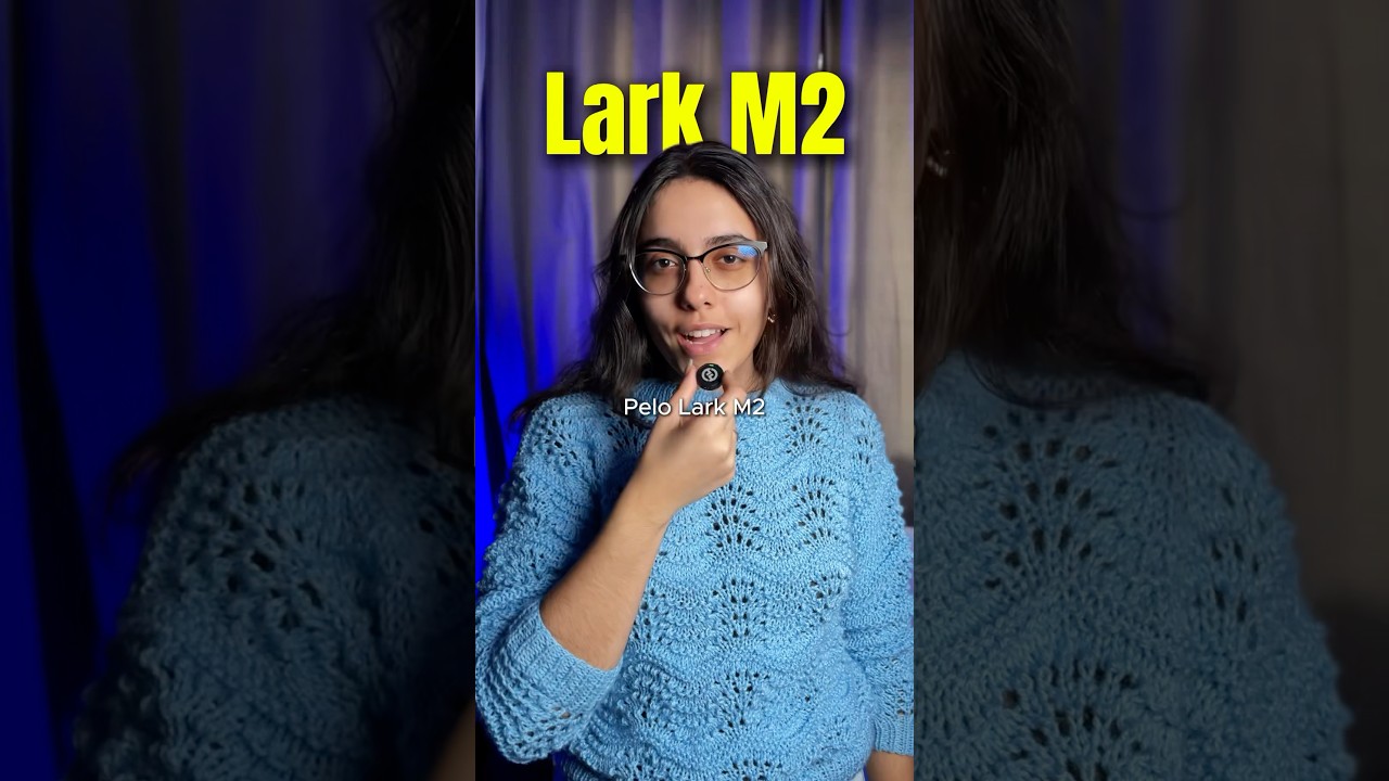 Porque trocamos um microfone de lapela barato pelo Lark M2