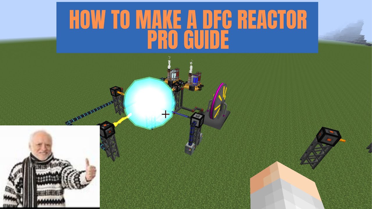 How to make a DFC reactor  #minecraft #tutorial