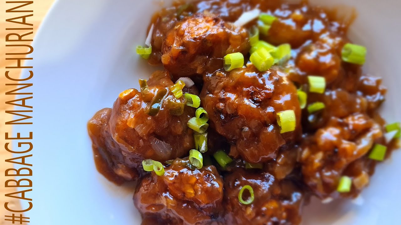 Cabbage Manchurian in Air fryer