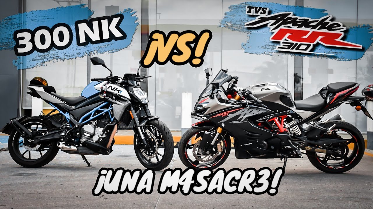 ¡No vió ni las PLACAS!😬, 300Nk vs Apache RR 310 | Aguacate Motovlogs🥑