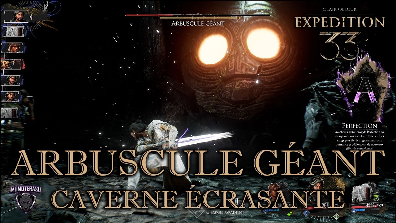 Arbuscule G&eacute;ant Caverne &eacute;crasante Clair Obscur Expedition 33 4K fr