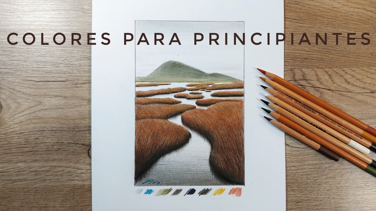 ¿Cómo PINTAR con LÁPICES de COLORES? ¡TÉCNICA FÁCIL!