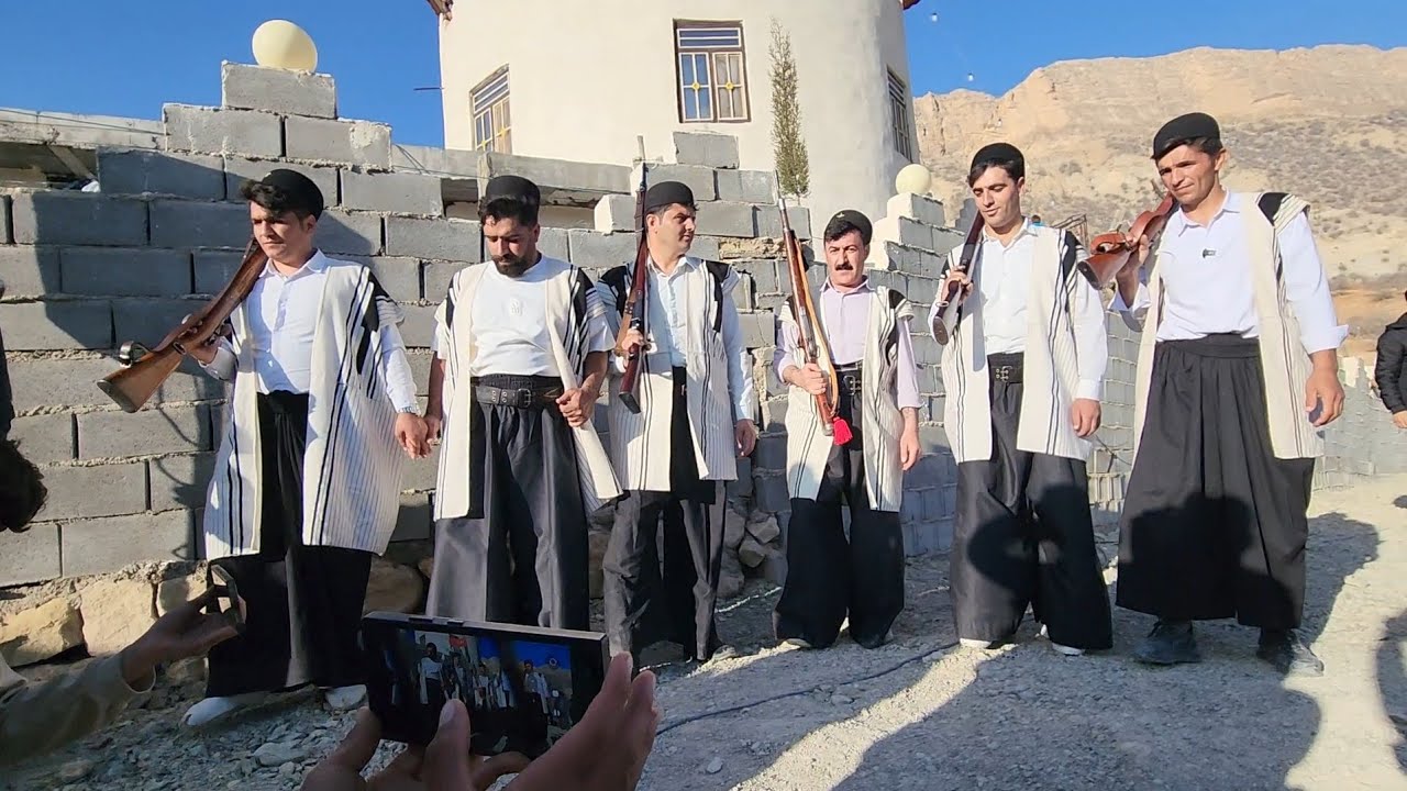 Traditional Clothing and the Celebration of a New Suspension Bridge in rural Iran