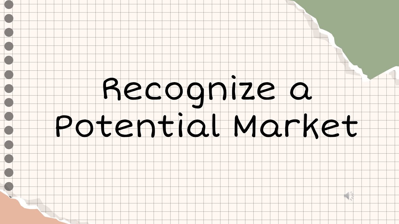 Recognize a Potential Market | Entrepreneurship Lesson | TagLish Video Lesson