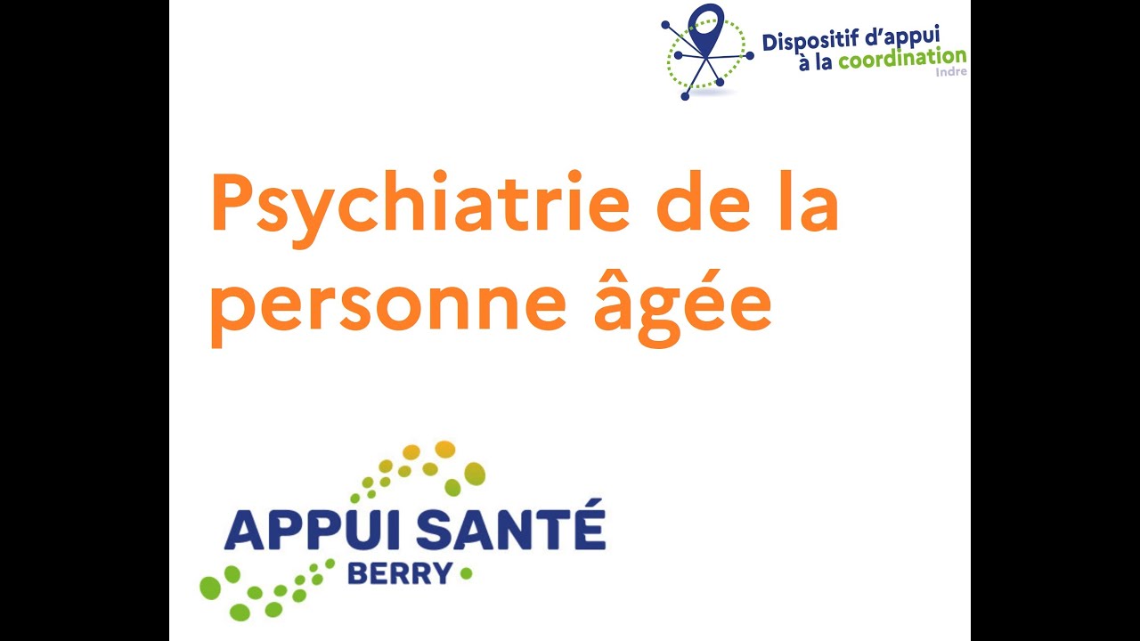 Psychiatrie de la personne âgée