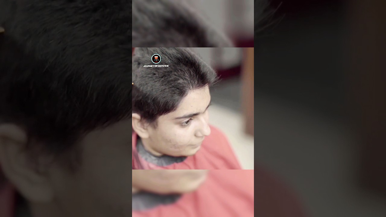 OTA Training Candidate Hair cut Training time #nda #ota #ima #ndatraining #ndacamp #defenceacademy