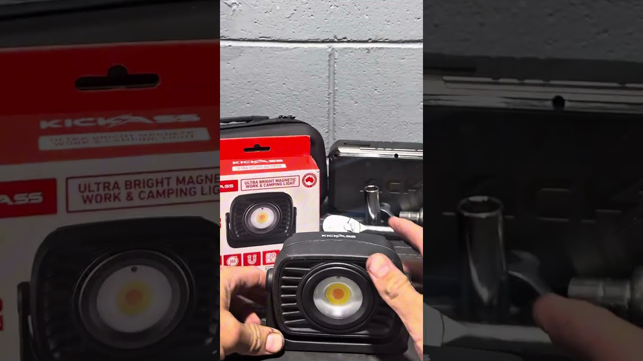 Unboxing the KickAss Ultra Bright Magnetic Work Light & Camping Light