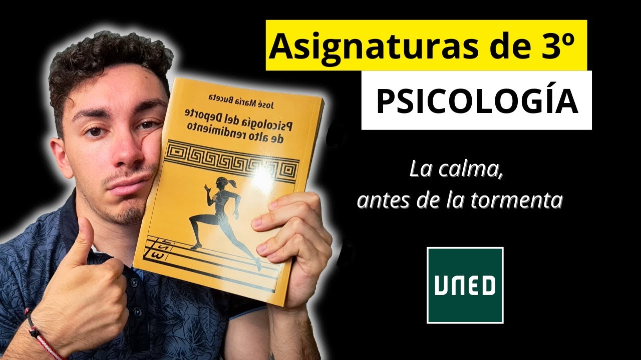 Asignaturas de TERCERO de PSICOLOGÍA en la UNED