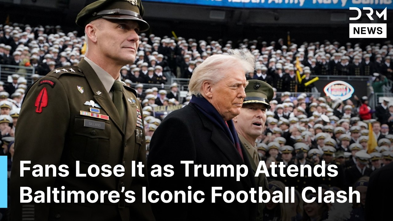 Watch Trump&rsquo;s Unexpected Moments at Army-Navy Football Match | DRM News | AC1F
