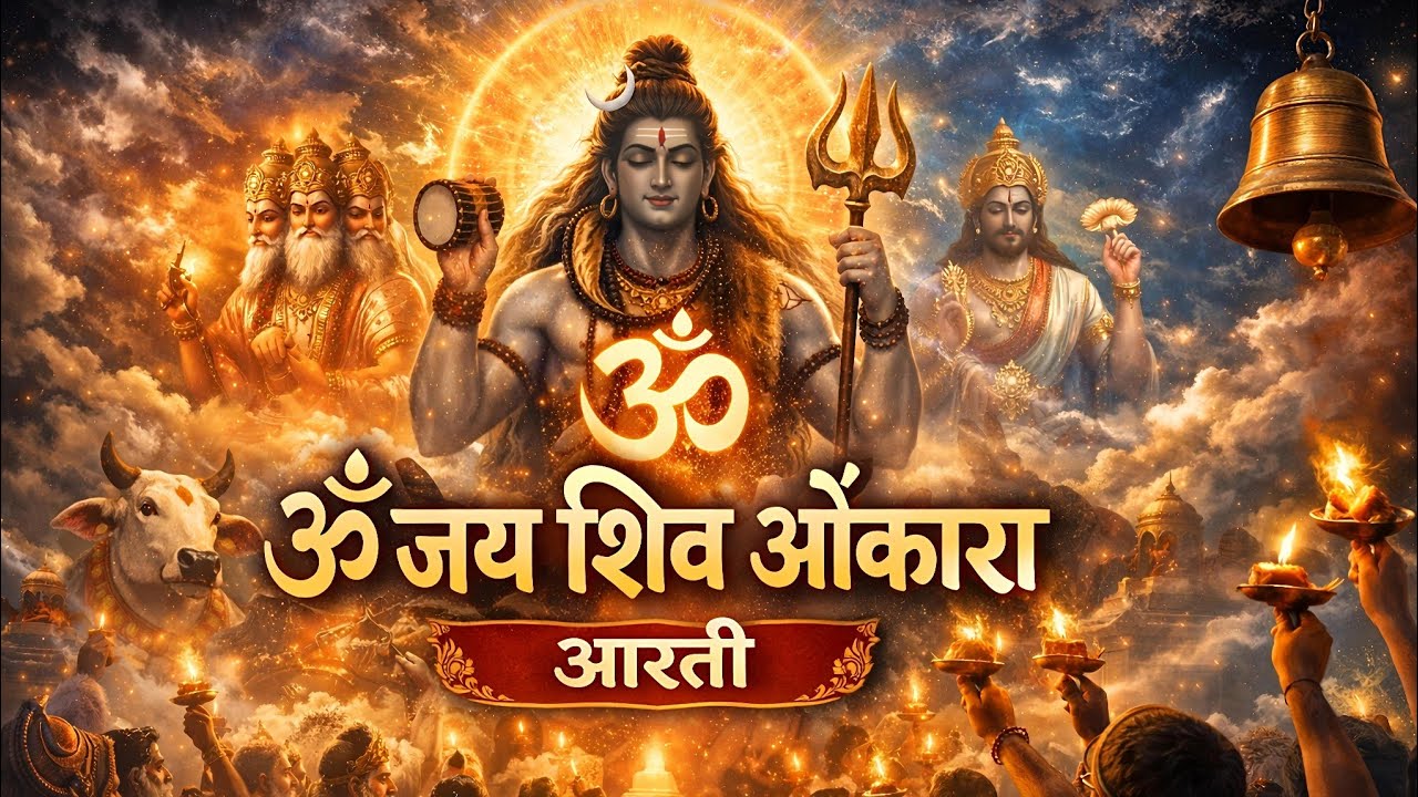 ॐ जय शिव ओंकारा 🙏 | सबसे पवित्र शिव आरती | Mahadev Aarti 🔱#bholenath #mahakal #lordShiva #motivition