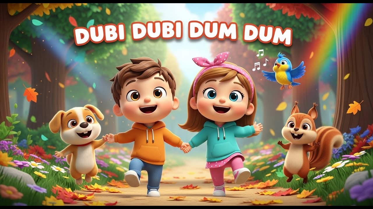 Dubi Dubi Dum Dum 🎶 VIRAL Kids Dance Song