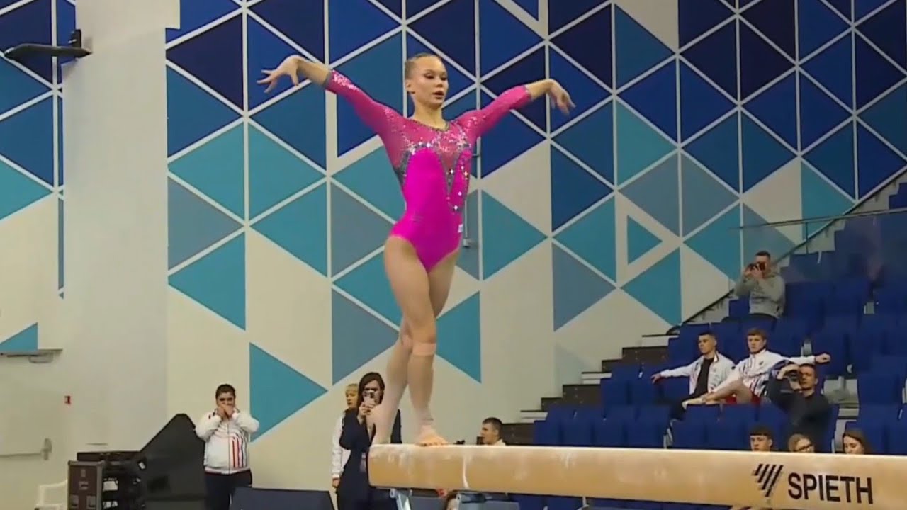 Angelina Melnikova (Russia) -  scores HUGE 14,666 on Balance Beam - Voronin Cup 2024