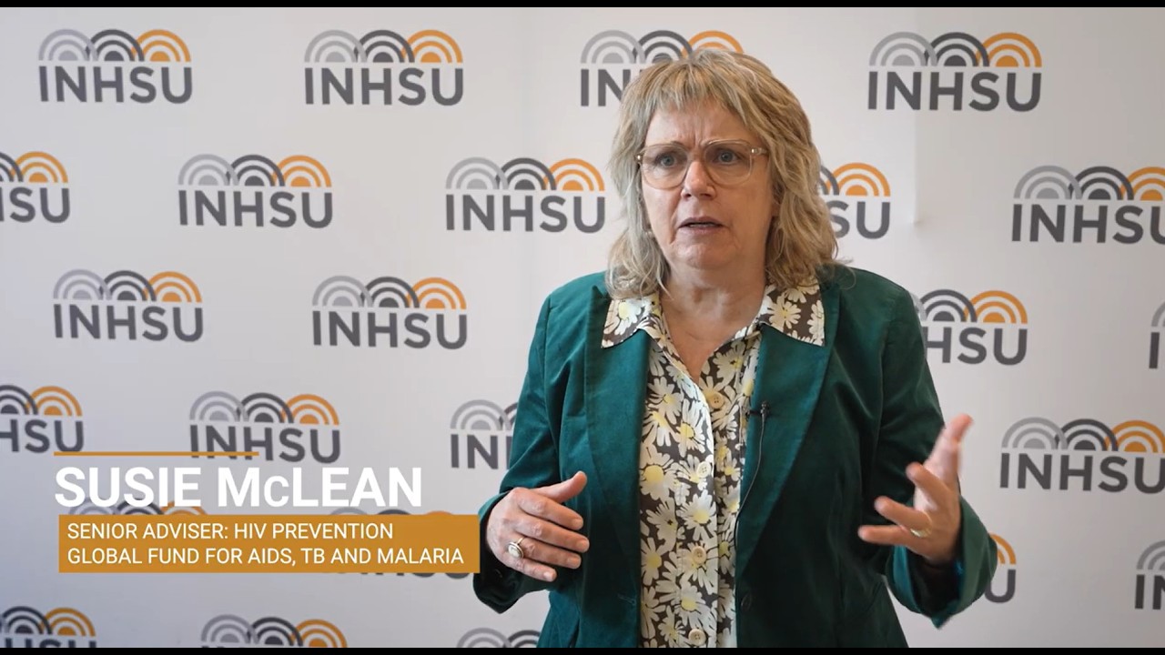 Susie McLean (Global Fund): the impact of INHSU's Policy Day