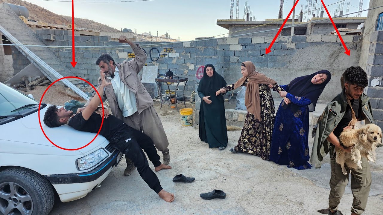 Leila's expulsion from the house and Leila's father (Mirza) slapping Mahan for Mirza Ali's freedom