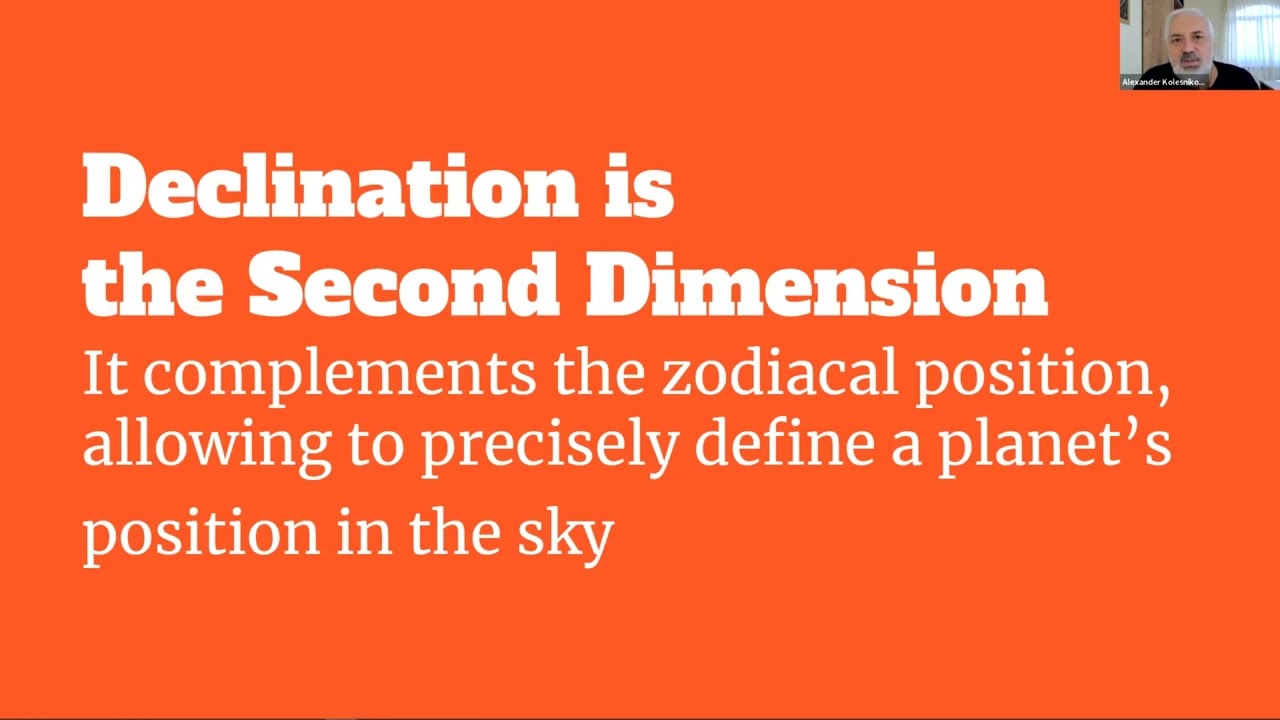 Declination as a Source of Vital Astrological Information
