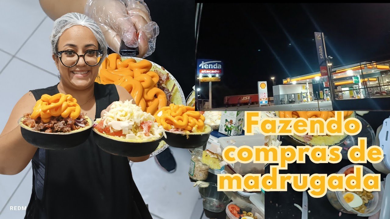 Rotina Pesada: Vendendo Batata Rosti, Preparando Assados e Compras de Madrugada no Tenda!