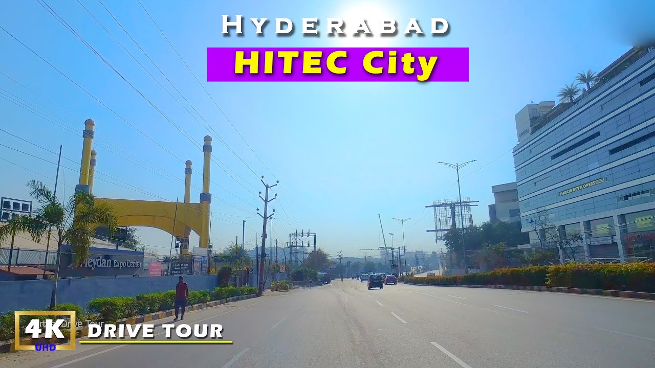 Hitech City | Cyber Towers Madhapur | 4k Drive Tour Hyderabad