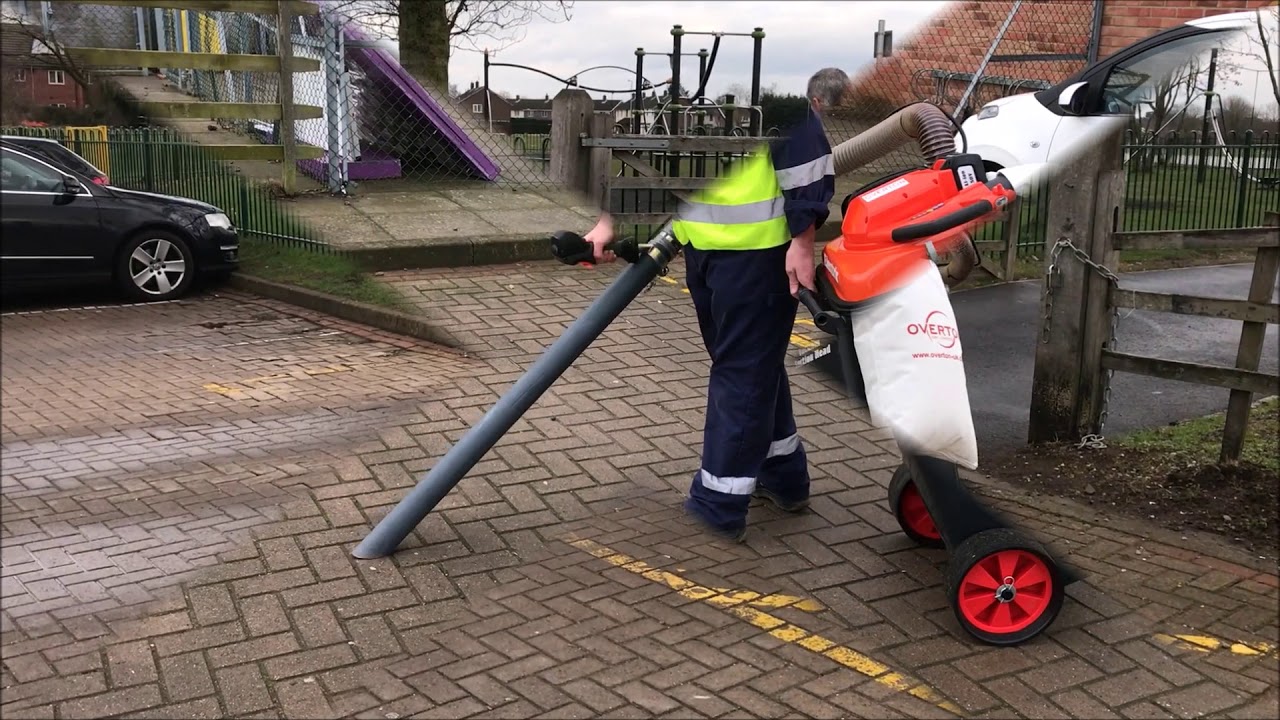 Overton 120-75-E Battery Powered Vacuum Litter Collector