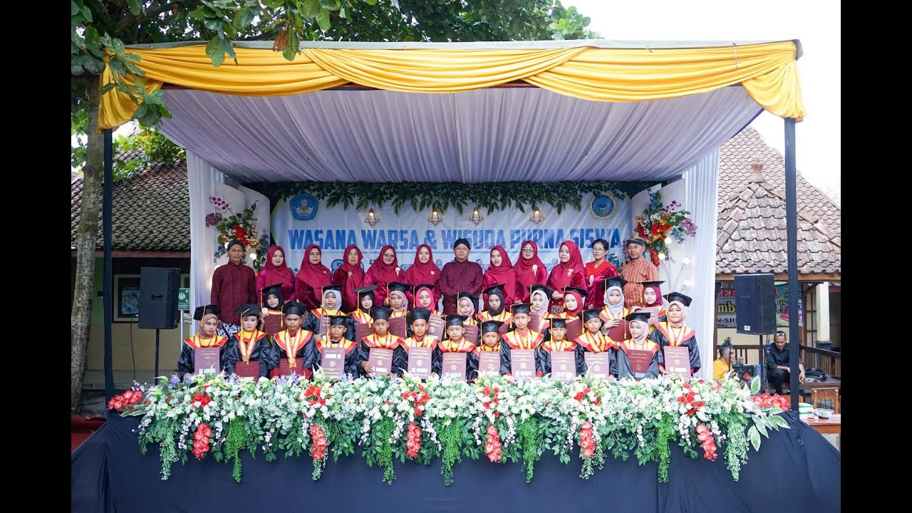 WASANA WARSA dan WISUDA PURNA SISWA SD NEGERI SRIWEDARI 1 MUNTILAN TAHUN PELAJARAN 2023/2024