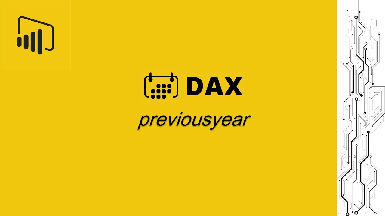 How to Use PREVIOUSYEAR in Power B_شرح عربي