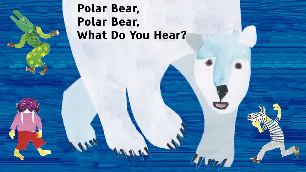 Polar Bear Polar Bear What Do You Hear? Song | Eric Carle Book | Animal Sounds for Kids