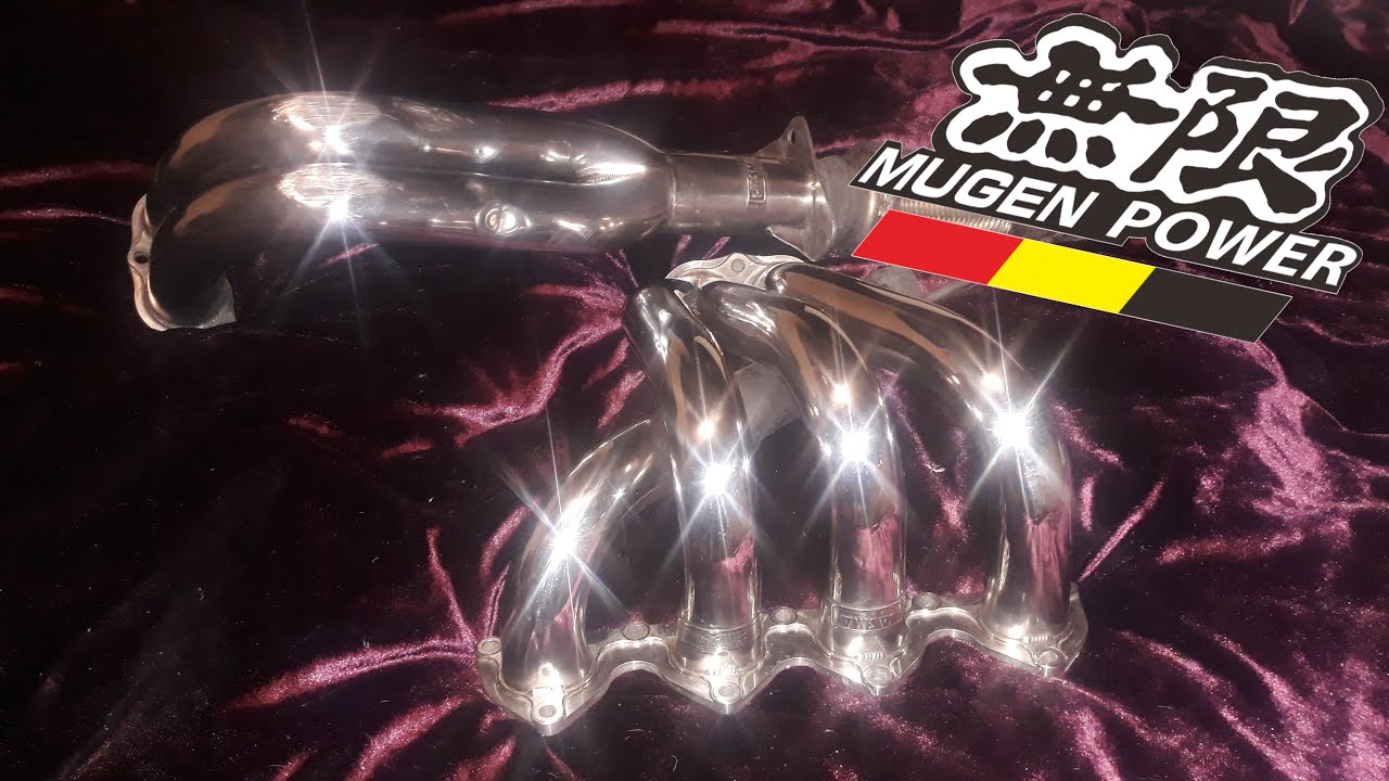 How to polish headers BB6 Honda PRELUDE OEM exhaust manifold