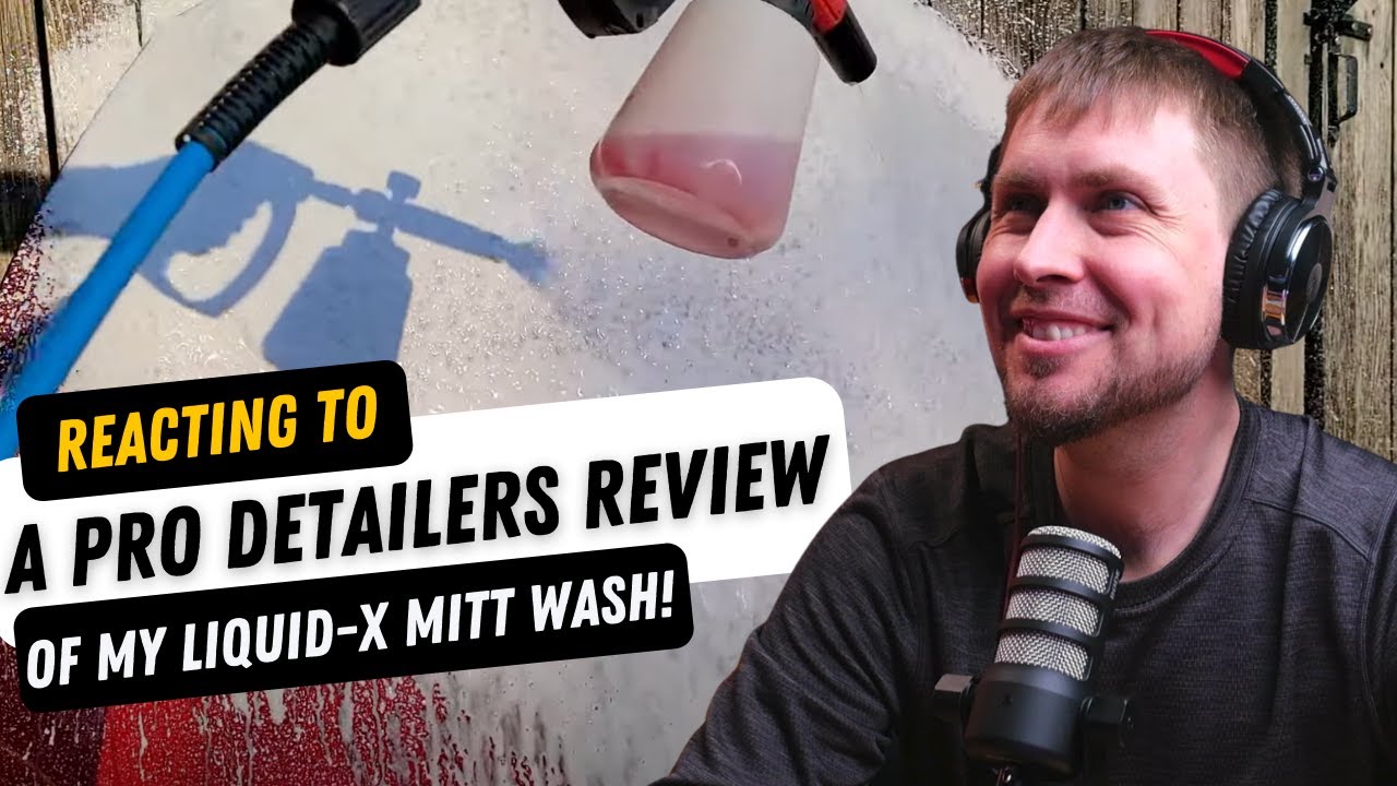 ASK ME ANYTHING while we watch a PRO DETAILER review my Liquid-X Polymer Mitt Wash!😁👏❌