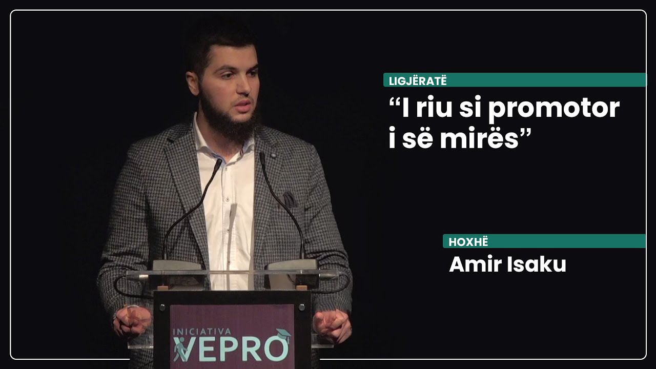 Hoxhë Amir Isaku - I riu si promotor i së mirës
