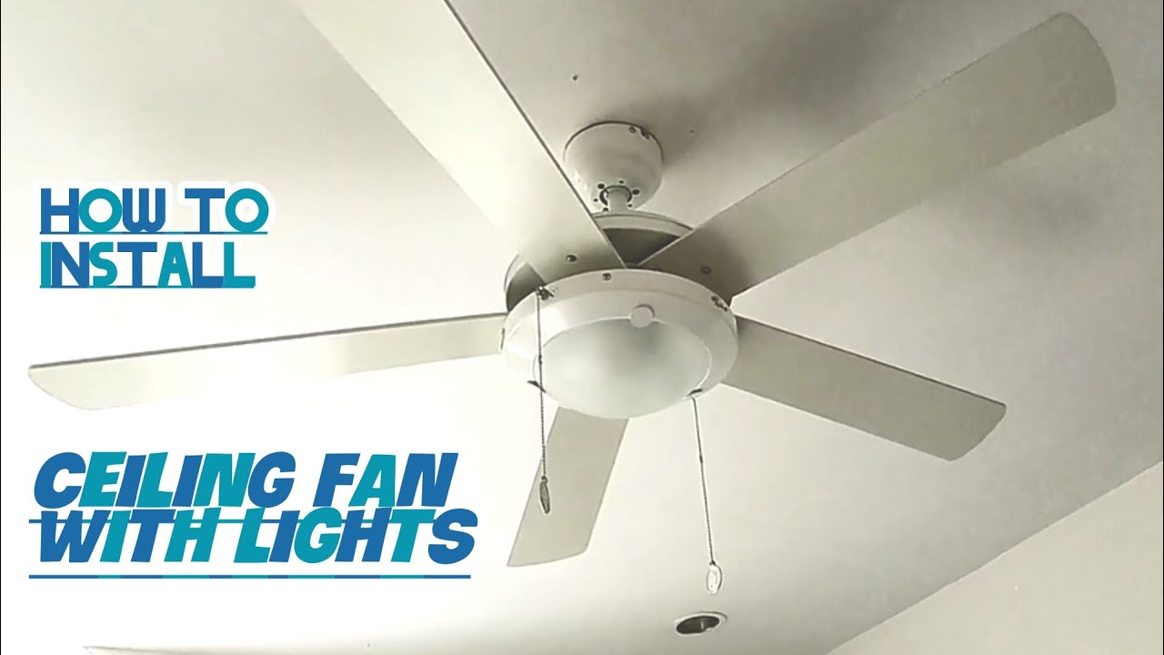 HOW TO INSTALL CEILING FAN WITH LIGHTS #ceilingfan #ceilingfaninstallation #livingroom #diy