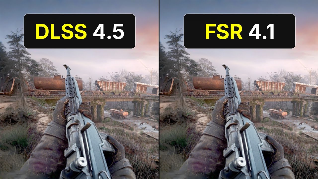DLSS 4.5 vs FSR 4.1 (int8) &ndash; Which Upscaler Is Better? 🔥