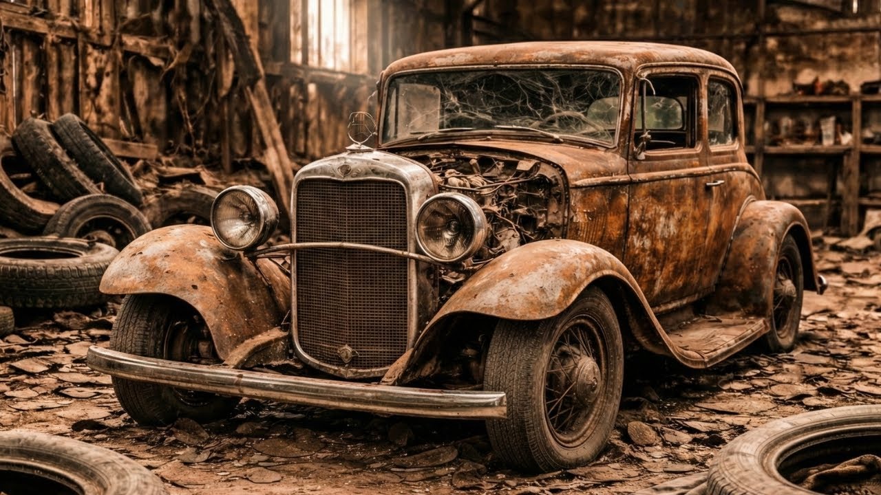 ASMR Car Restoration! Full Restoration of a 1932 Ford Model B from Total Disrepair to New