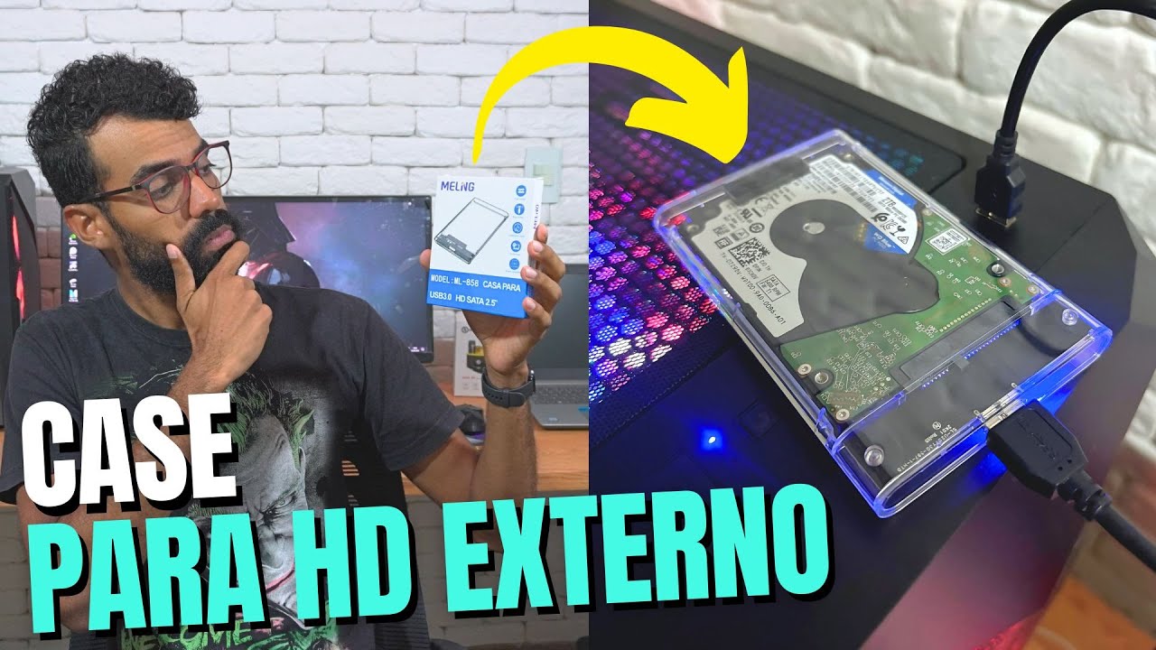 CASE PARA HD EXTERNO COM USB 3.0 | Como fazer HD externo com HD velho