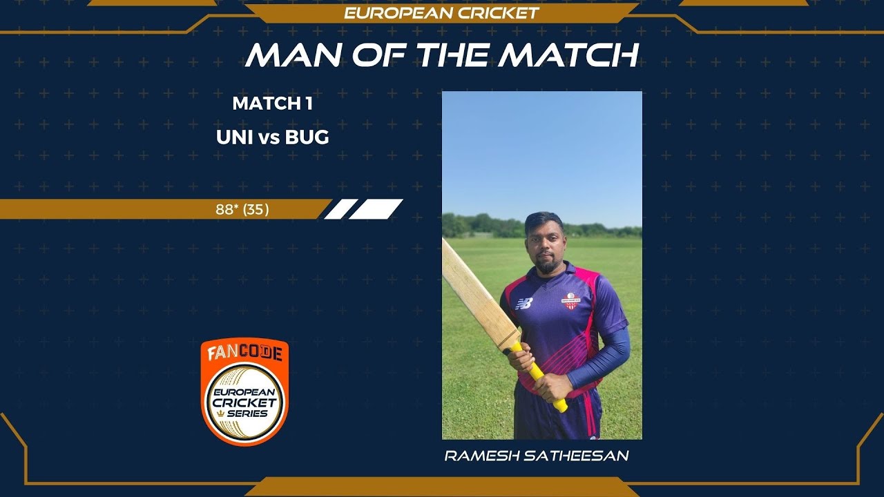 United skipper Ramesh Satheesan shows the way despite three wickets from Romania star Pavel Florin