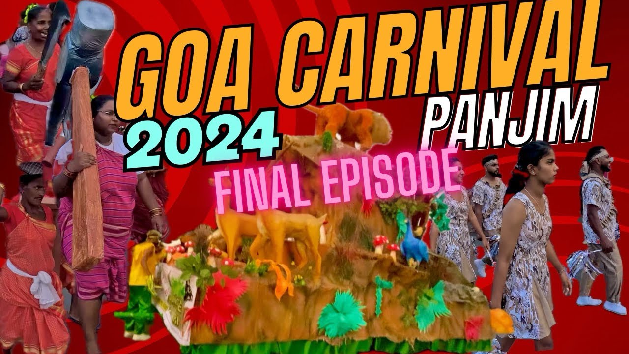 Гоа GOAN CARNIVAL 2024 PANJIM Complete Coverage -  Part-4   Floats, Music, Dance, Night view