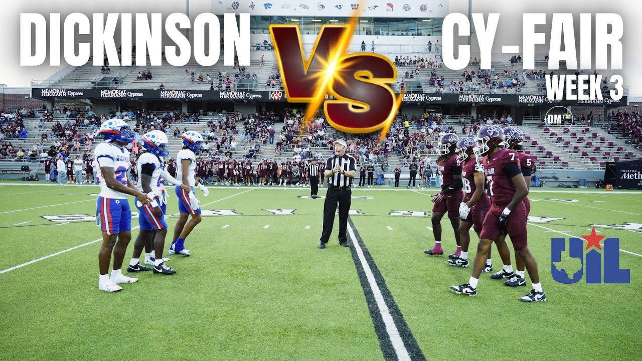 Week 3 | TEXAS HS FOOTBALL 🔥 | Dickinson 🐊 vs Cy-Fair 🐾 | America's Best Football (Texas 6A)