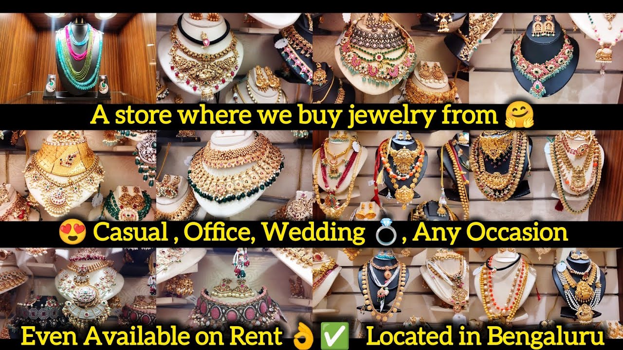 😍 Jewelry on Rent for Any Occasion | Online & Offline | Sri Chakra Pearls & Jewelry 