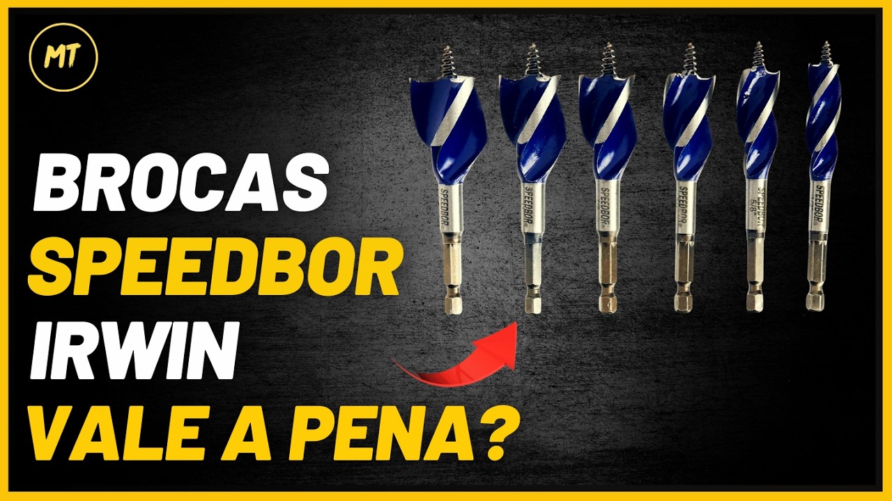 Brocas Speedbor da IRWIN FUNCIONAM MESMO? Será que é a Broca Mais Rápida para Madeira?