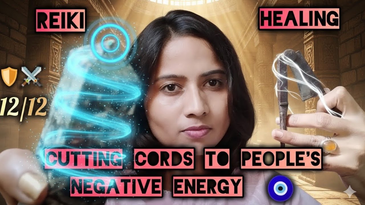 🧿cutting cords to peoples negative energy #healinglight #cordcutting #reiki#1212