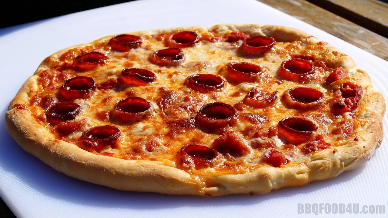 Pizza Recipe - How To Make Pizza At Home - Step By Step Dough & Cooking Instructions - BBQFOOD4U