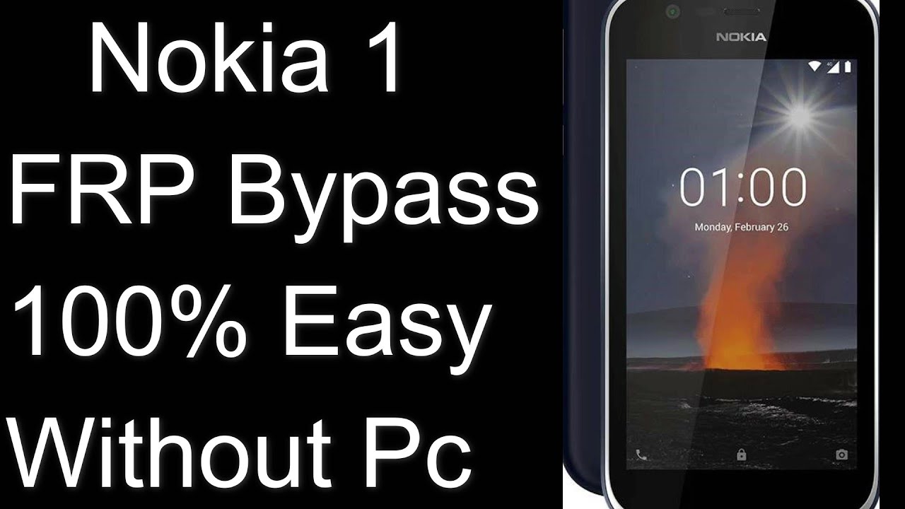 Nokia 1 FRP Bypass TA-1066 Gmail Bypass TA-1047 Google account Remove