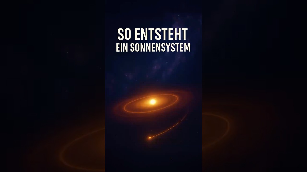 Die Geburt eines Sonnensystems... 🌞🌀#universum