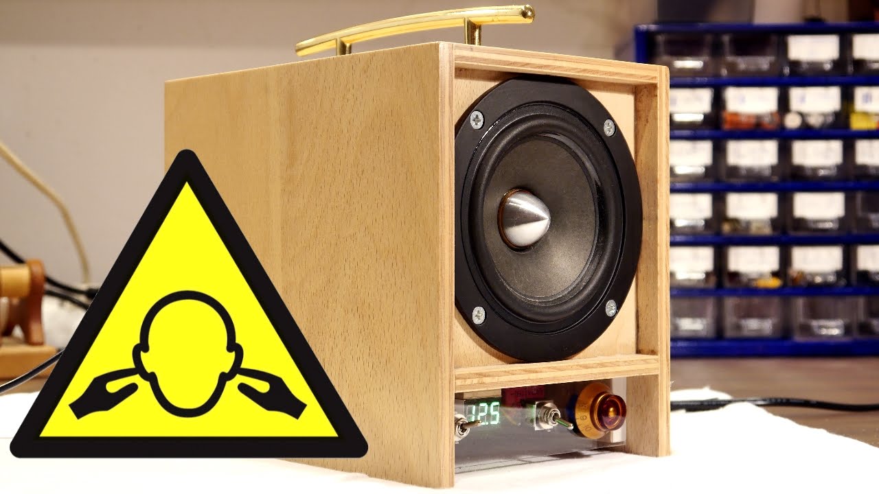 [Projekt] Mobile Aktivbox selbst gebaut. Portabler Lautsprecher mit Class D Verstärker